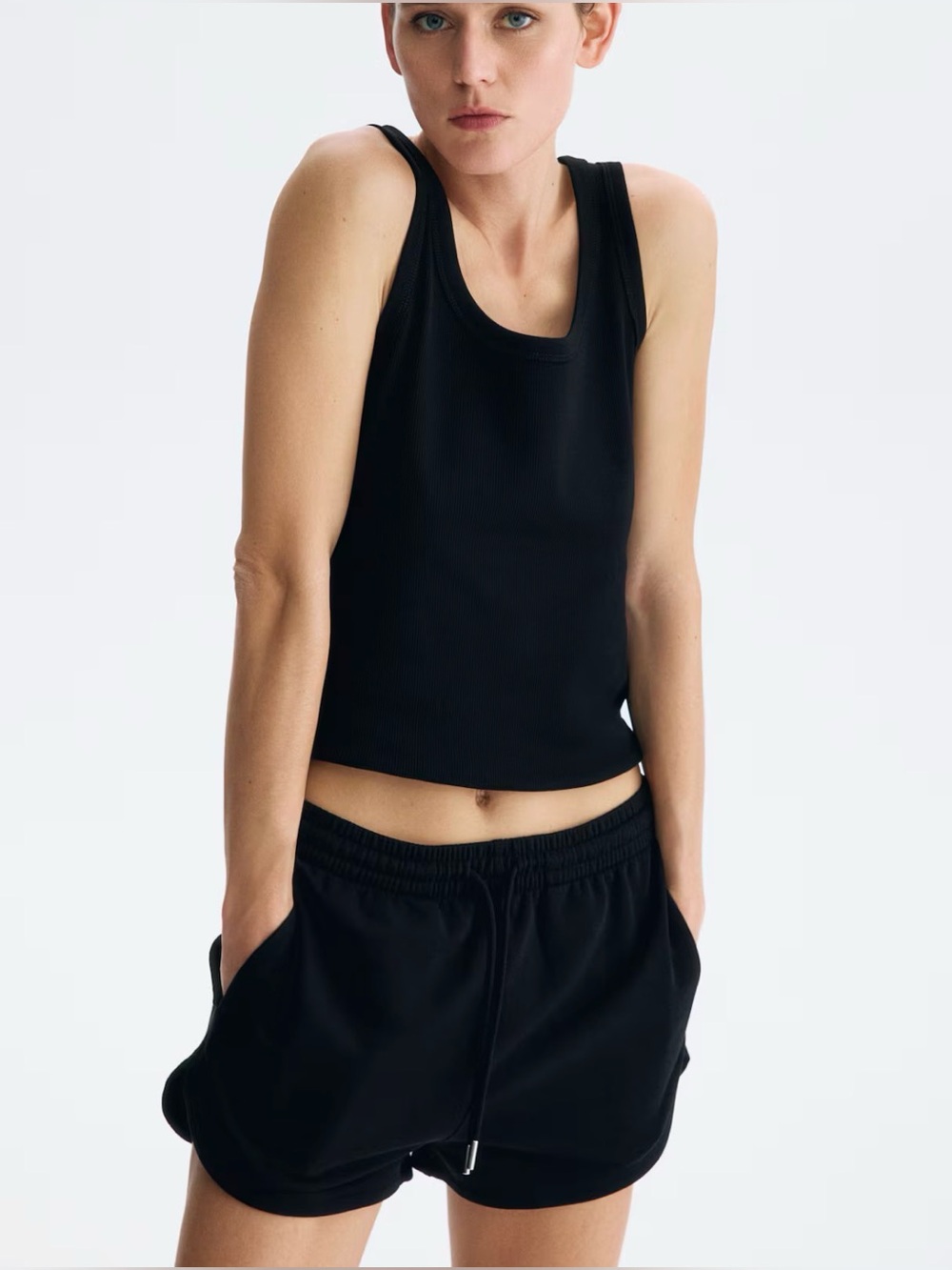 H&M Black Lounge Shorts